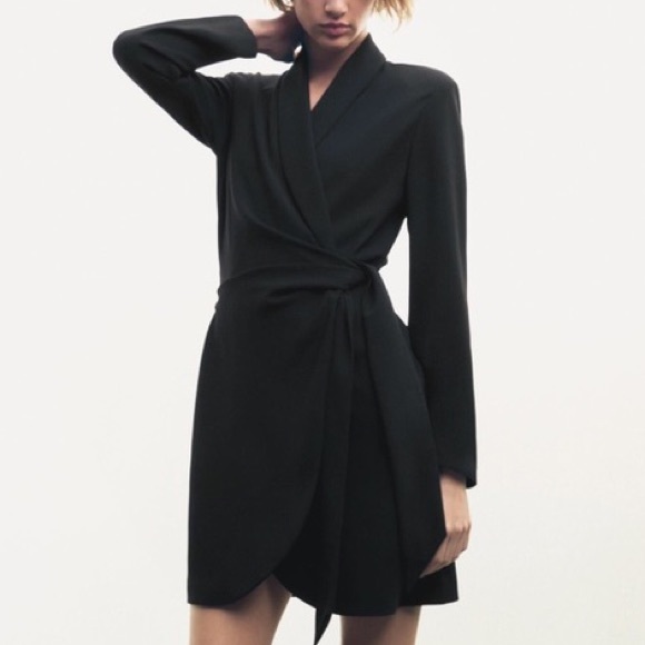 Dresses Zara Black Blazer Dress Poshmark